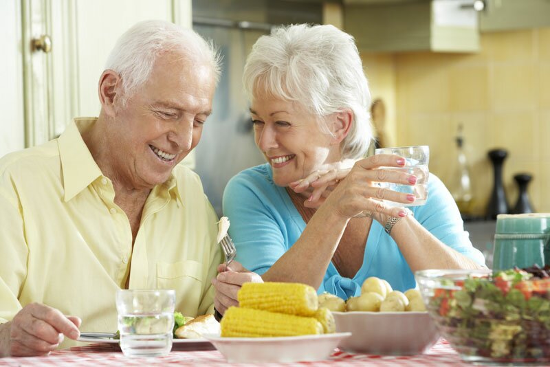 Older Couple Talking