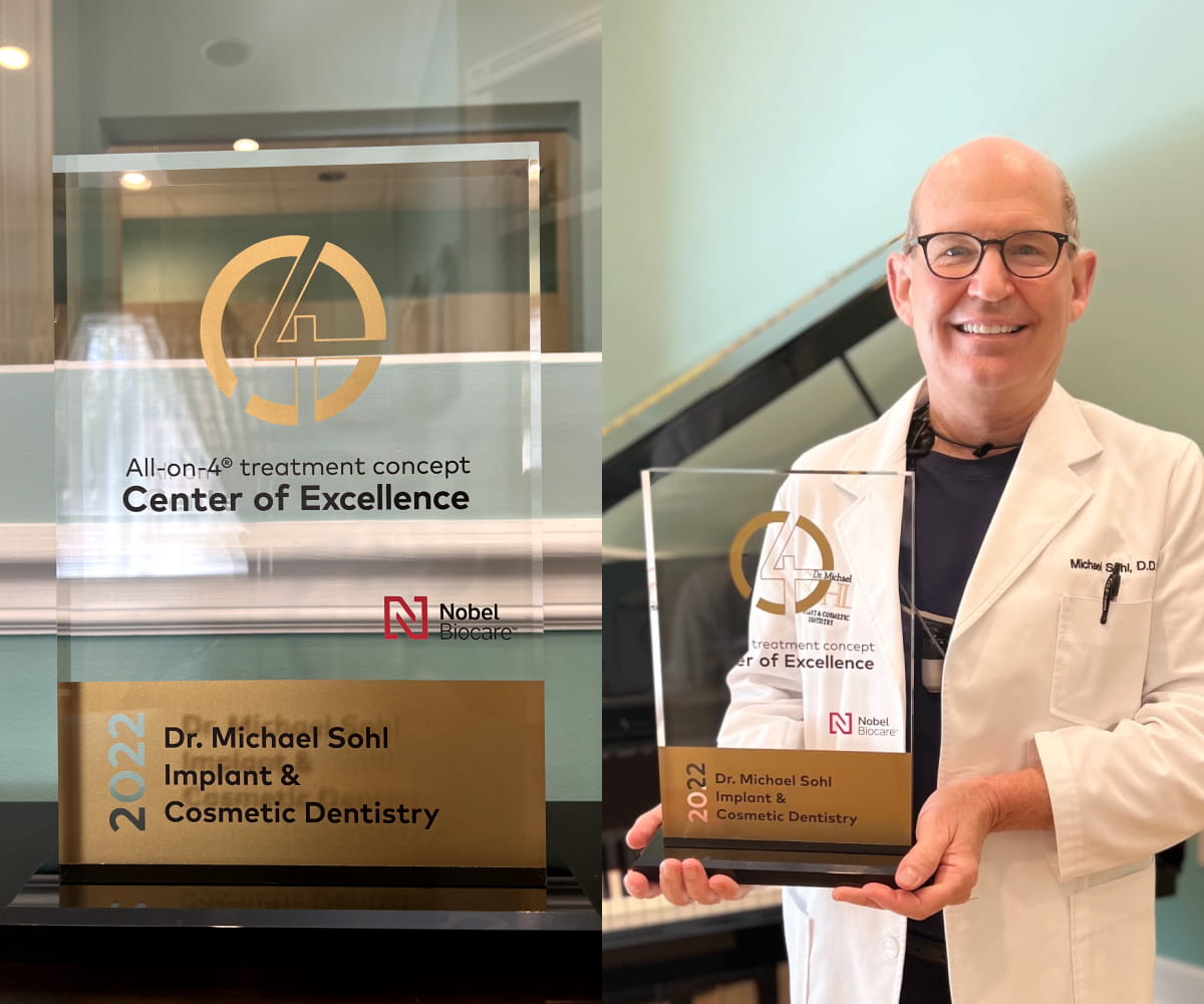 Dr. Sohl receives the Center of Excellence award