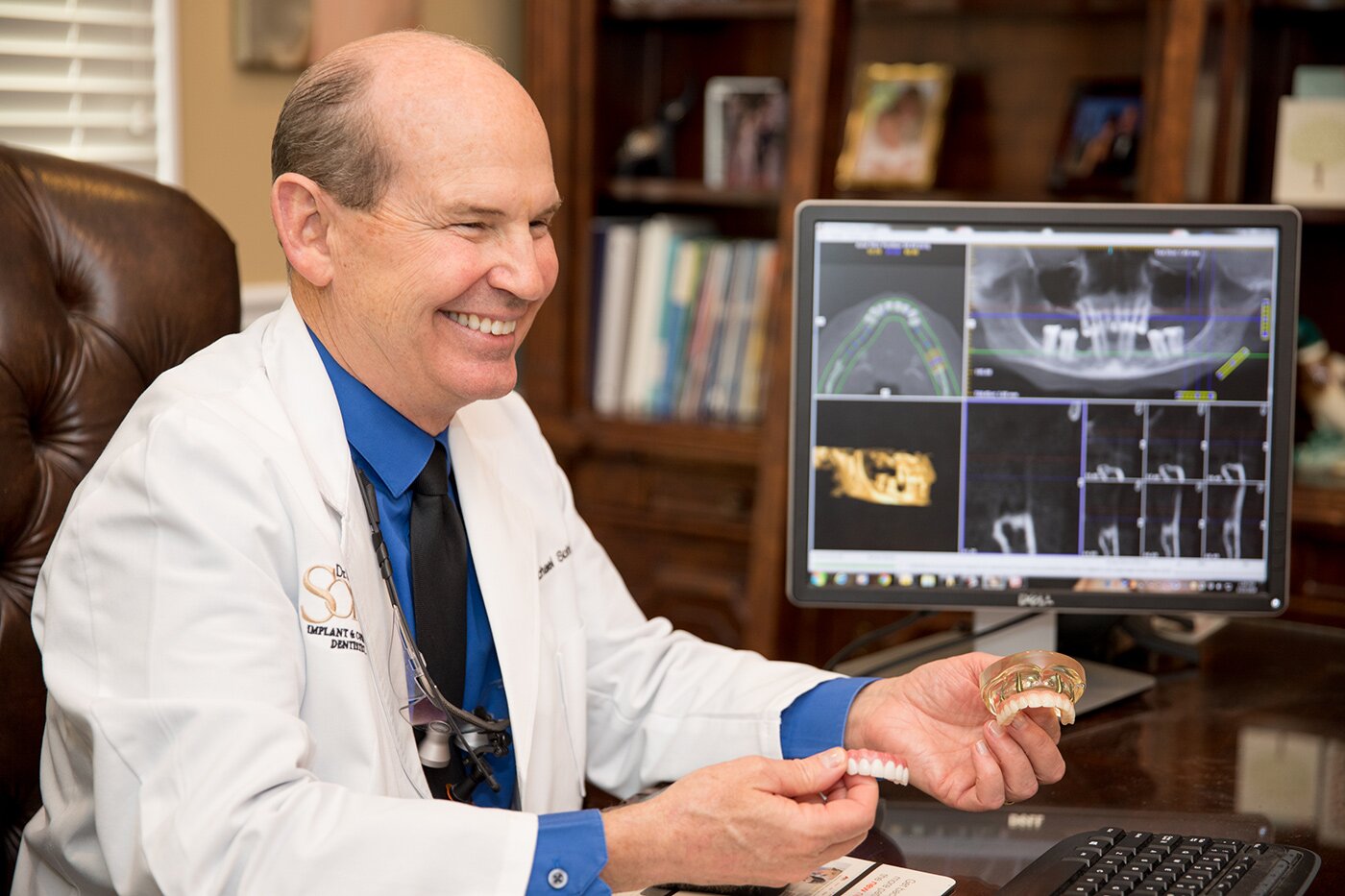 stuart cosmetic dentist Dr. Sohl consulting with a patient