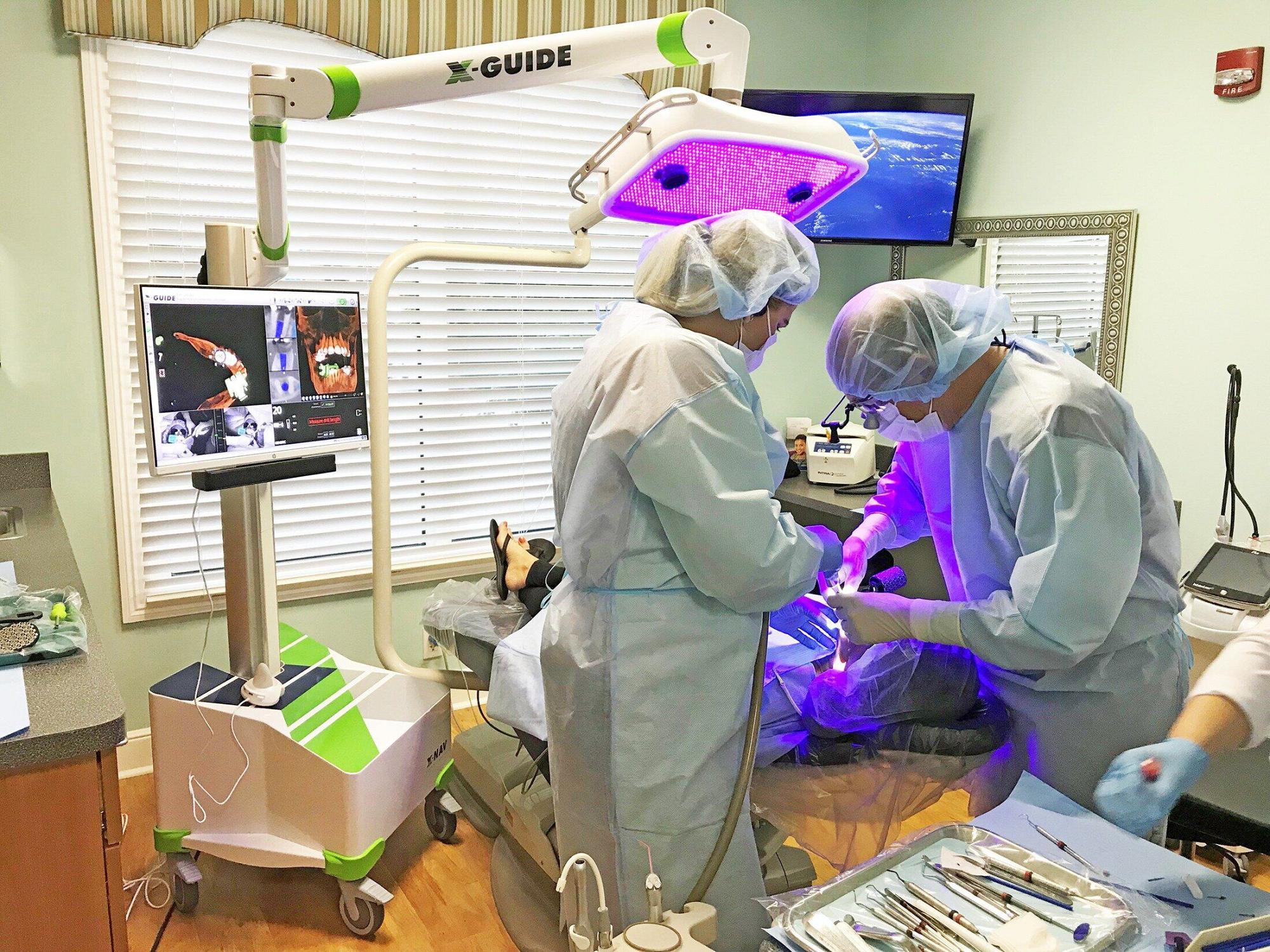 stuart fl dentist treating a patient