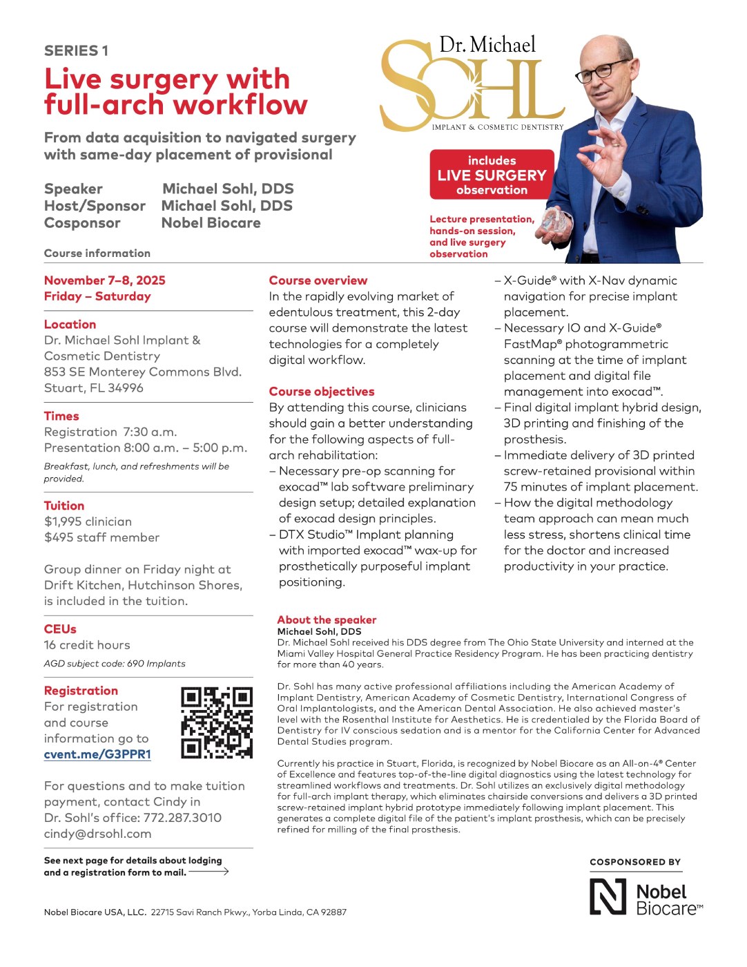 Live Surgery With Full Arch Workflow